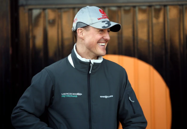Schumacher Flies a Helicopter to See His Granddaughter – A Heartwarming Family Reunion in the Skies
